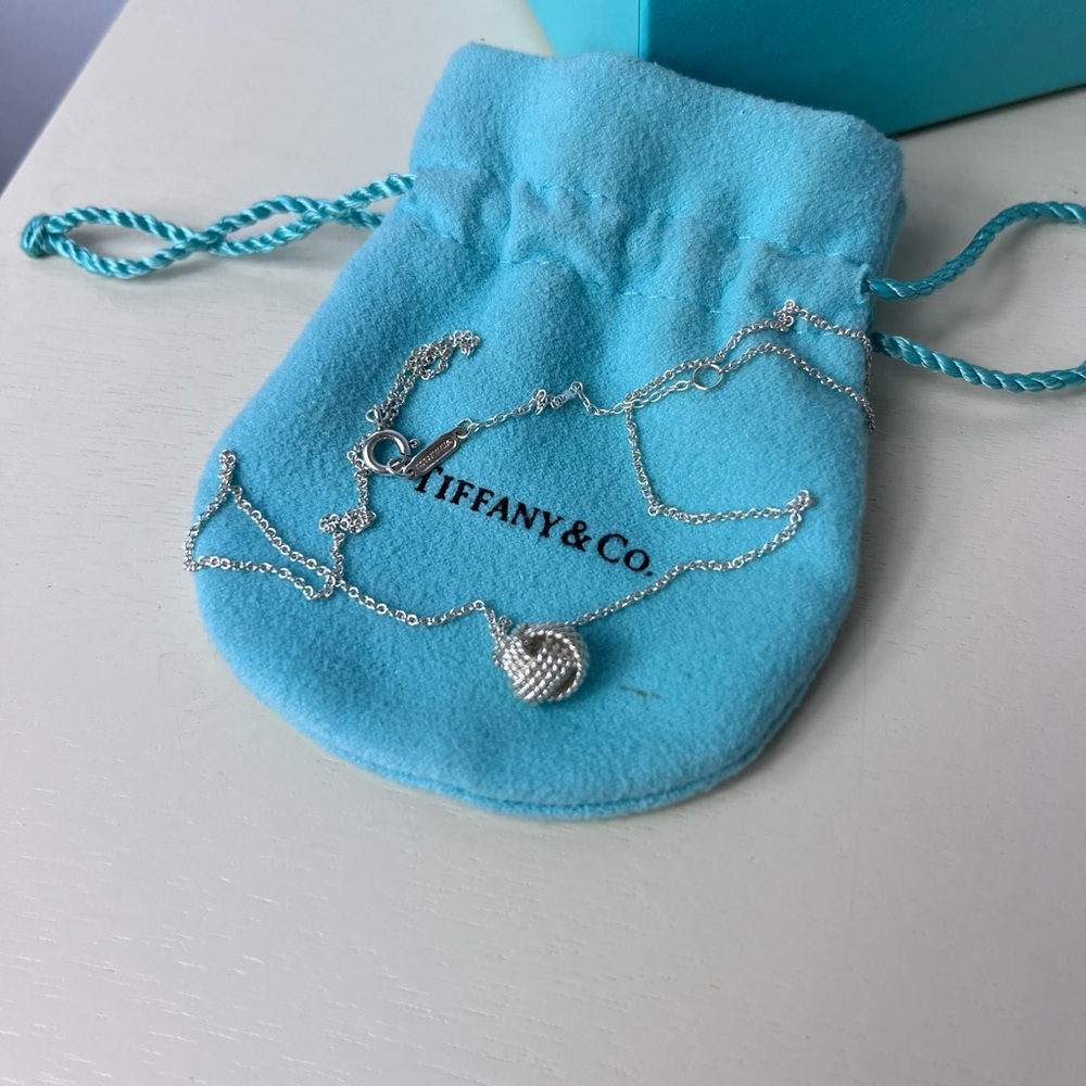 Tiffany & Co. Silver Spiral Necklace